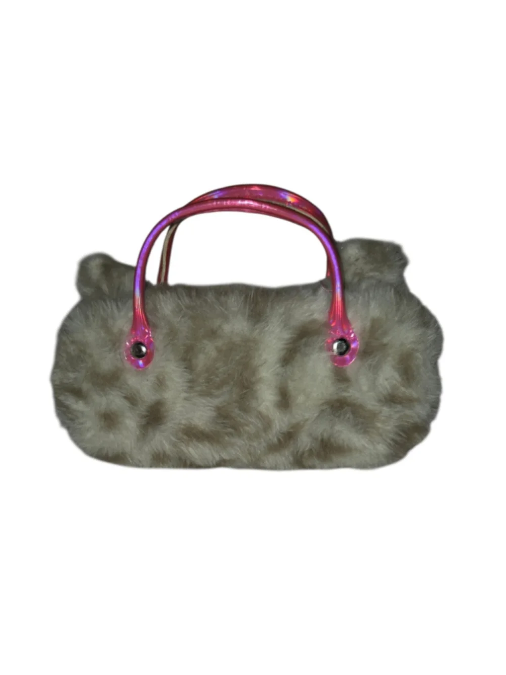 Kids Faux Fur Cat Eyeglasses Case